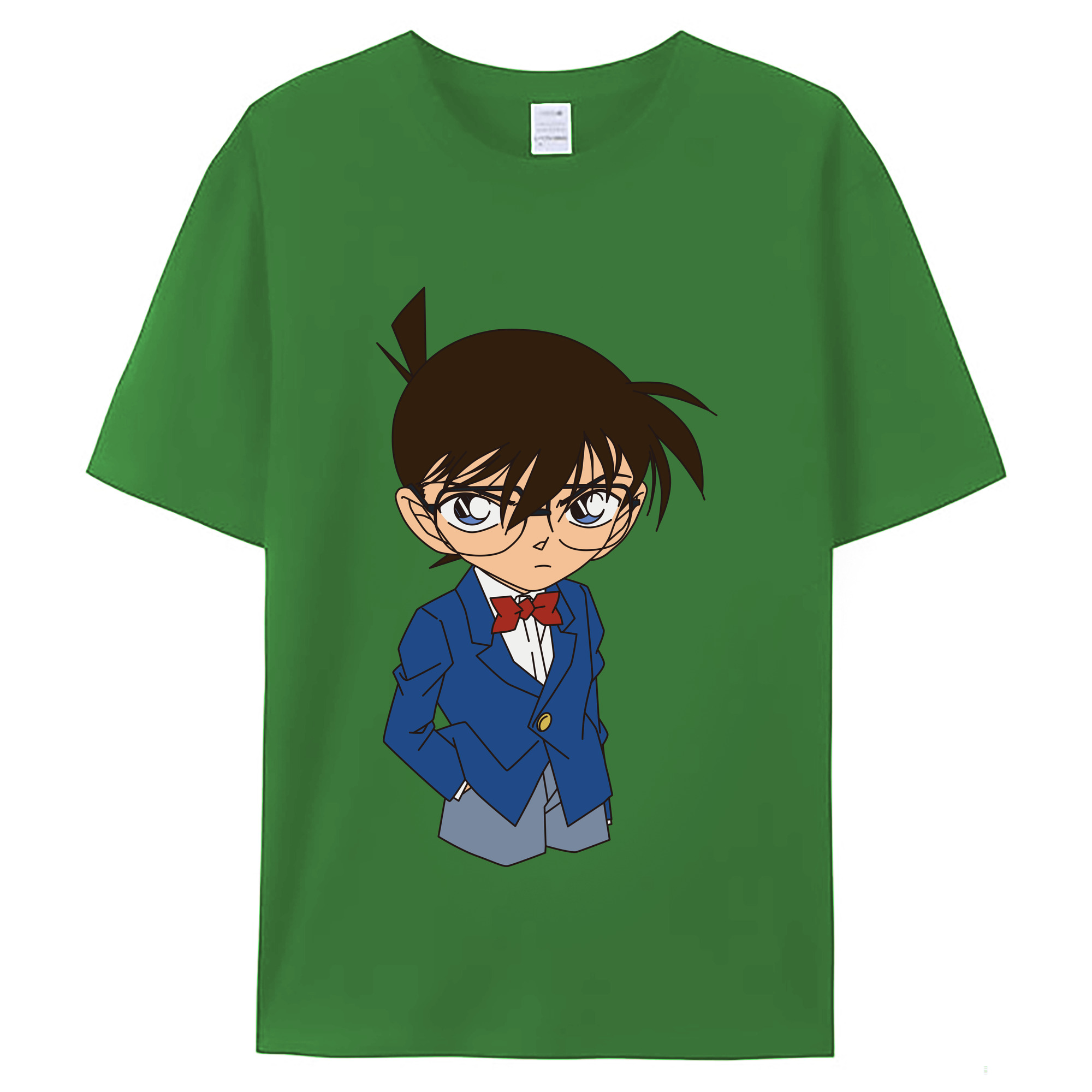 （画像用） 名探偵コナン 江戸川 コナン Detective Conan Conan Edogawa レディースカジュアルプリントTシャツ（綿100％）
